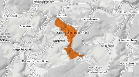 Mietspiegelkarte Oberhausen an der Nahe